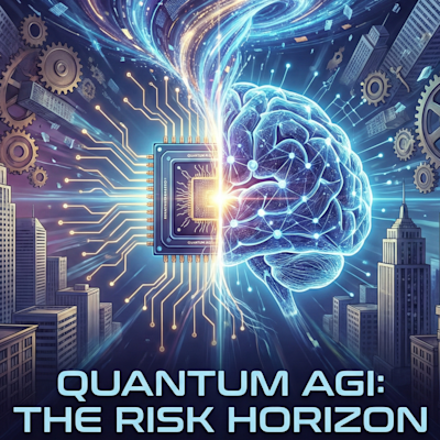 Visualizing the Quantum AGI Risk Horizon: Chip and Brain Convergence Disrupting the Corporate City