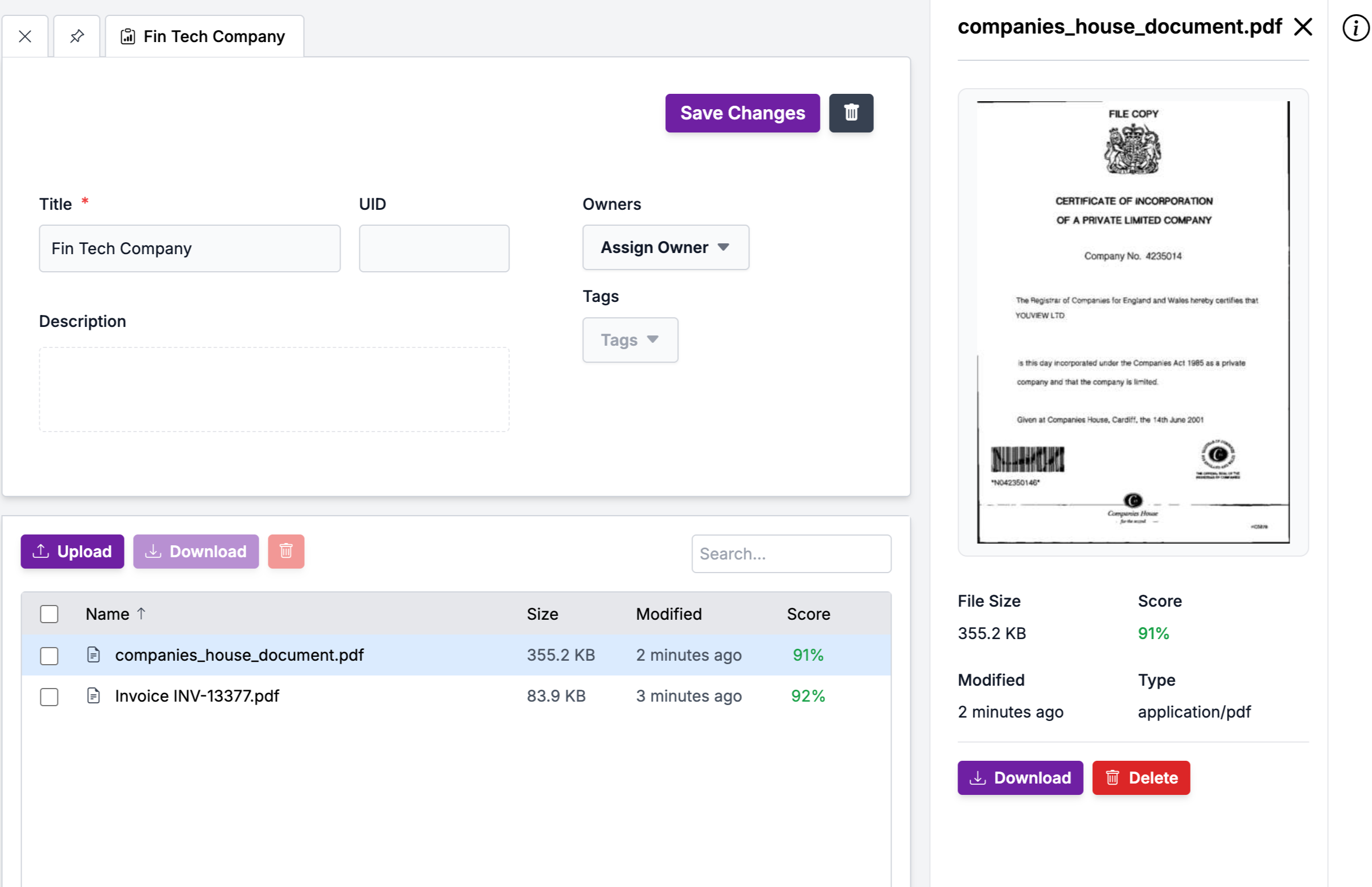 Data Room Software Interface for Document Management