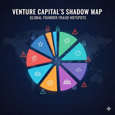 VC Fraud Hotspots Map: Global Founder Deception Risks
